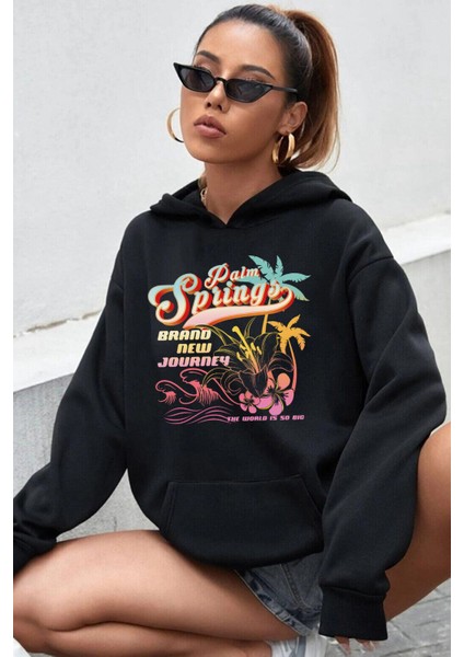 Only Trendwear Oversize Brand New Journey Baskılı Sweatshirt