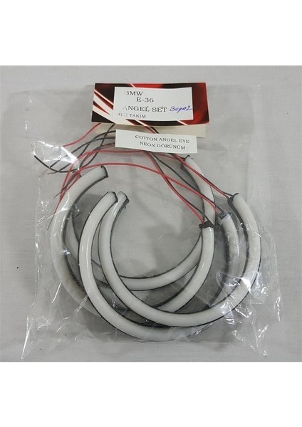Uygunmarketcom, Bmw E36 Cotton Angel Halka Set, E36 Beyaz Far Içi Halka ,bmw Beyaz Halka , E36 Angel fırsatları