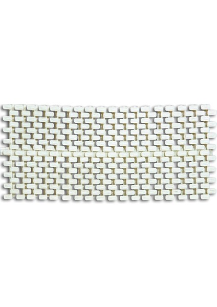 Havuz Taşma Izgarası 25 cm 10 Metre Tek Geçme Grift Desen Wf
