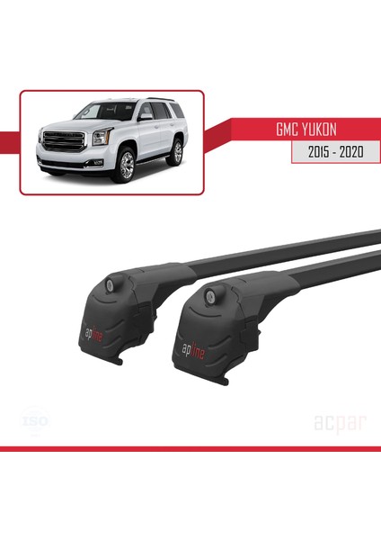 Gmc Yukon 2015-2020 Arası ile Uyumlu Ace-2 Ara Atkı Tavan Barı Siyah