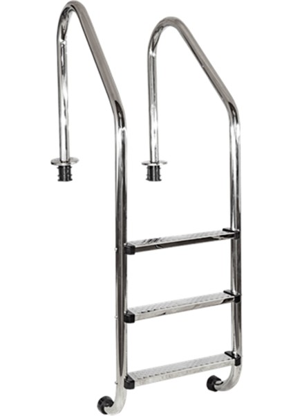 Standart Seri Havuz Merdiveni 304 Aisi 3 Basamaklı