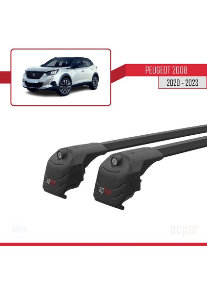 Peugeot 2008 2020 ve Sonrası ile Uyumlu Ace-2 Ara Atkı Tavan Barı Siyah modelleri