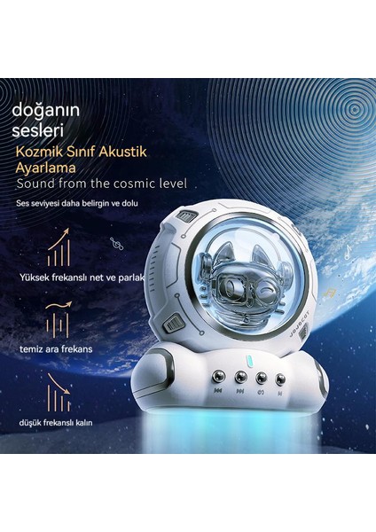 Astronot Bluetooth Hoparlör (Yurt Dışından)