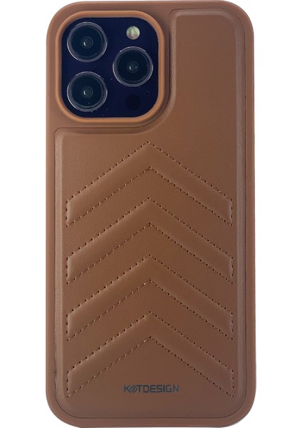 Apple iPhone 13 Pro Uyumlu Lynko Co Deri Seri Arka Koruma Kılıf