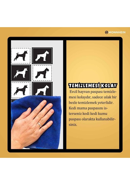 Mama ve Su Evcil Hayvan Beslenme Matı, Kolay Temizlenen Emici Su Geçirmez Kumaş, Küçük Orta Boy ve Büyük Kedi ve Köpekler Için Dayanıklı Köpek Kedi Paspas (50X35, Satranç Dogs) fırsatları