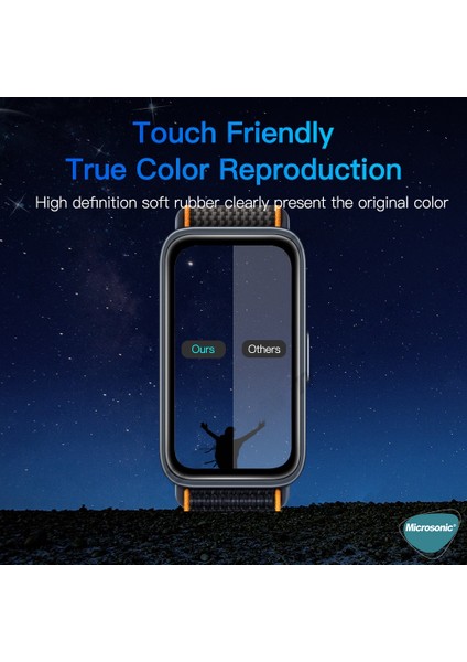 Huawei Band 8 Tam Kaplayan Nano Cam Ekran Koruyucu Siyah