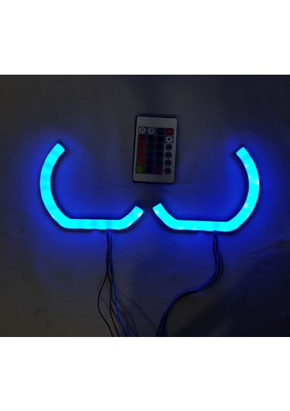 Uygunmarketcom, L Tipi Angel Rgb Cotton Halka 135MM , 2 Adet , Far Içi Halka , Pamuk Angel