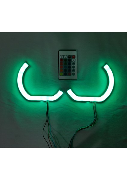 Uygunmarketcom, L Tipi Angel Rgb Cotton Halka 135MM , 2 Adet , Far Içi Halka , Pamuk Angel