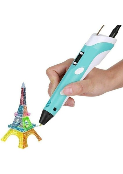 3D Kalem - Pen - Mavi - Full Set