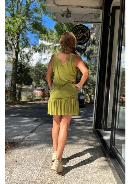 Beli Lastikli Pileli Etek modelleri