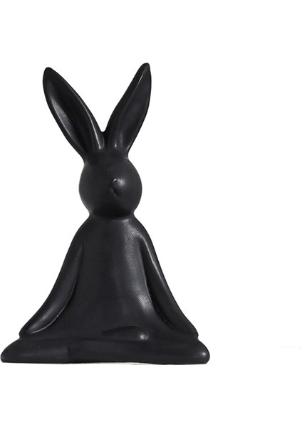 Seramik Tavşan Girişi Salon Craft Süsleme (Yurt Dışından)