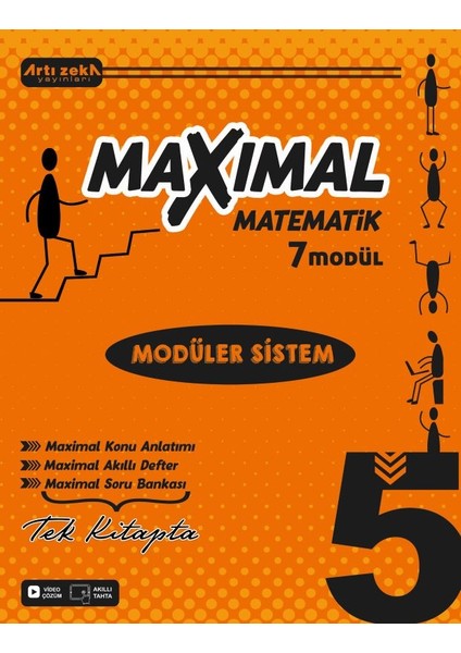 Artı Zeka Yayınları 5 Sınıf Maxımal Matematik Modüler Sistem Seti (7 Modül)