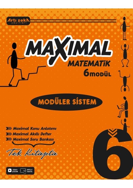 Artı Zeka Yayınları 6 Sınıf Maxımal Matematik Modüler Sistem Seti (6 Modül)