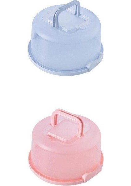 2x Kek Taşıma Kutusu Kapaklı Saklama Kabı (Yurt Dışından)