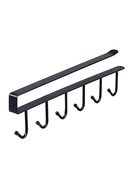Deliksiz Mutfak Spatula Çorba Kaşığı Depolama Rafı Depolama Daldırma Altı Kanca (Yurt Dışından)