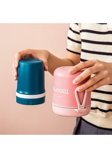 530ML Paslanmaz Çelik Öğle Yemeği Kutusu Termal Gıda Sürahisi (Yurt Dışından) fırsatları