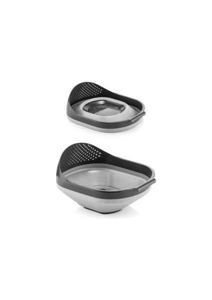 Akordiyon 4lü Katlanabilir Süzgeç Huni Set