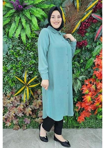 P.Y.S Kadın Cebi Püskül Detaylı Tesettür Gömlek fiyatları