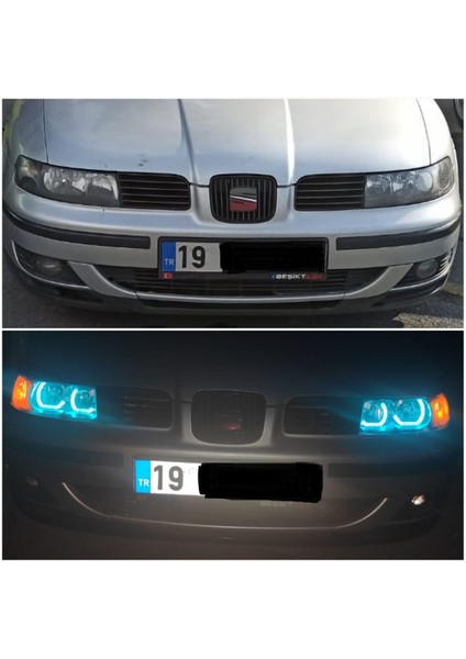 Uygunmarketcom, L Tipi Angel, Mavi, 100MM Angel, 2 Adet , Far Içi Halka , Pamuk Angel , Universal