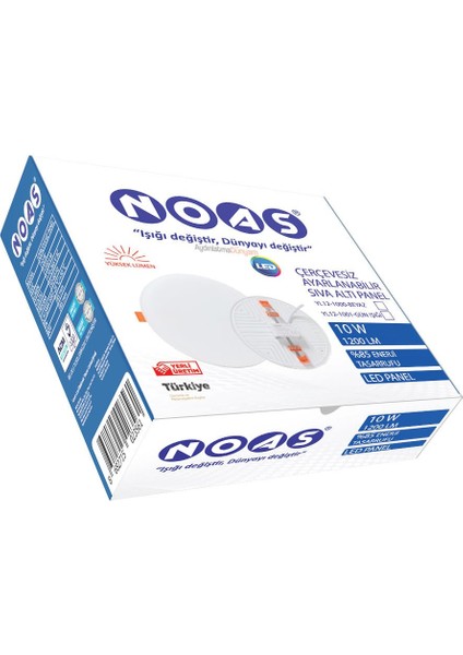 10W Plus Ayarlanabilir Sıva Altı LED Panel Beyaz Işık YL12-1000 fiyatları