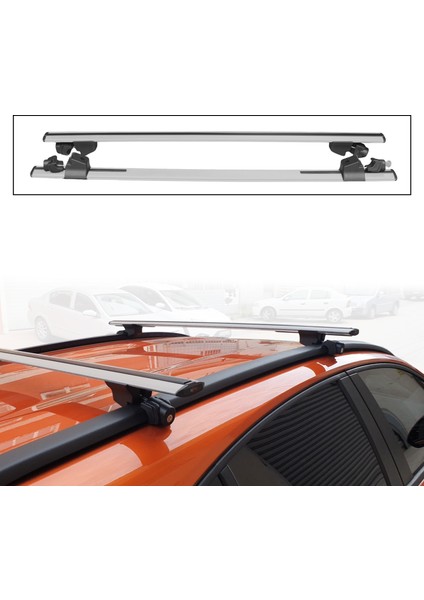 Jeep Cherokee (Kj) 2001-2008 Arası ile Uyumlu Hook Model Anahtar Kilitli Ara Atkı Tavan Barı Gri fiyatları