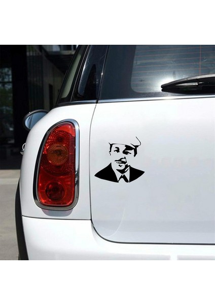 Neşet Ertaş Araba Sticker Siyah 17X15 cm fiyatları