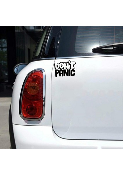 Dont Panic Araba Sticker Araba Sticker Siyah 18X13 cm fiyatları
