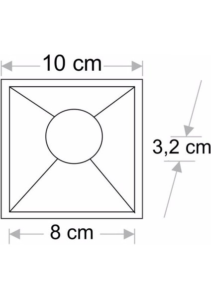 Pars Boş Kasa Beyaz Spot CT-5230 fiyatları