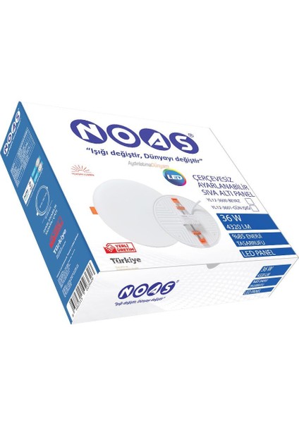 36W Plus Ayarlanabilir Sıva Altı LED Panel Beyaz Işık YL12-3600 fiyatları