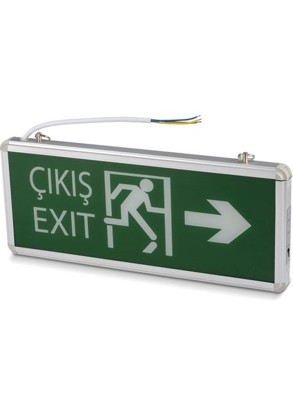 Sol - Sağ Çift Yönlü Acil Çıkış Exit Armatür YLX-1003