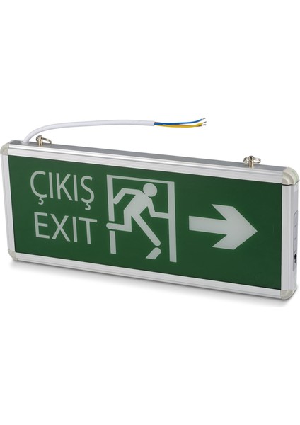 Sol - Sağ Çift Yönlü Acil Çıkış Exit Armatür YLX-1003