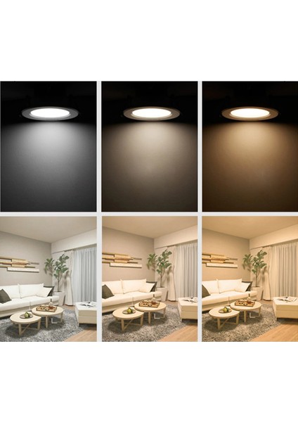 18 Watt Panel LED CT-5129 Beyaz Işık Siyah Kasa fırsatları