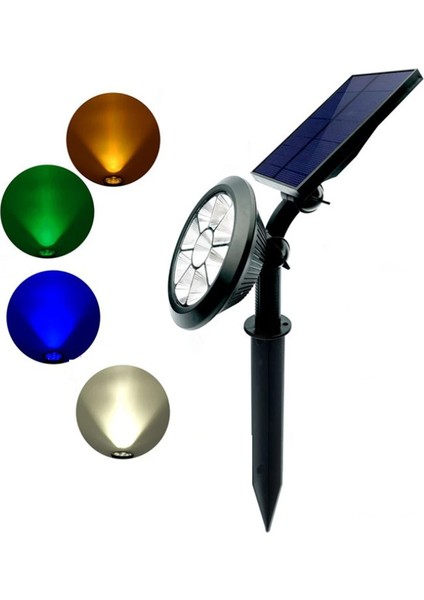18W Beyaz Işık Solar Çim Armatürü CT-7320 fırsatları