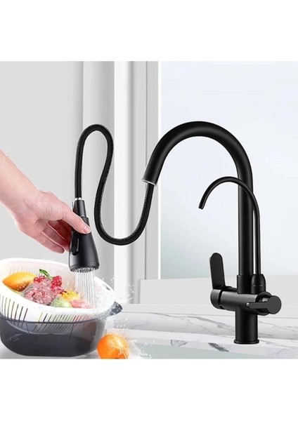 Fleko Siyah Arıtmalı Spiralli Evye Mutfak Bataryası fiyatları