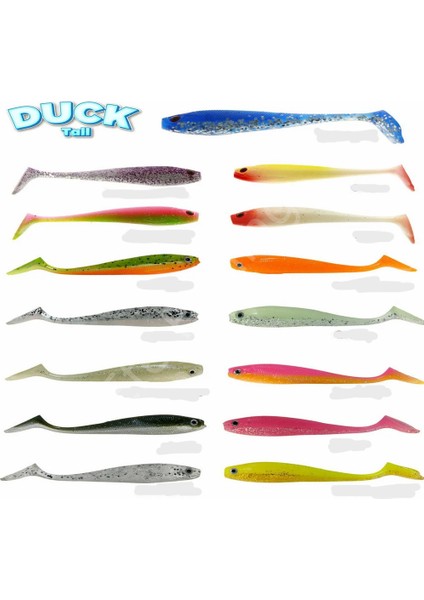 Duck Tail 9cm Silikon Balık fiyatları
