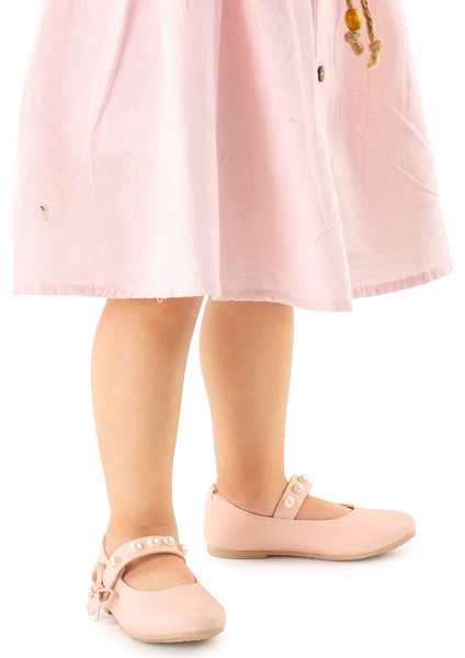 Bareti Cilt İncili Günlük Cırtlı Kız Çocuk Babet Ayakkabı modelleri