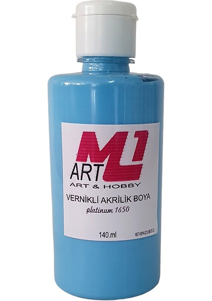 Vernikli Akrilik Boya 140 gr 12 Adet Renk Seçeneği