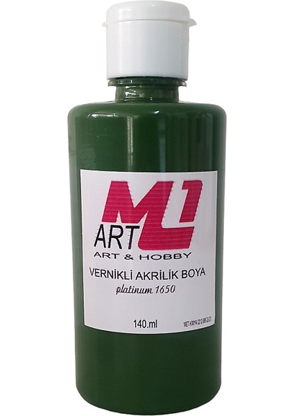 Vernikli Akrilik Boya 140 gr 12 Adet Renk Seçeneği