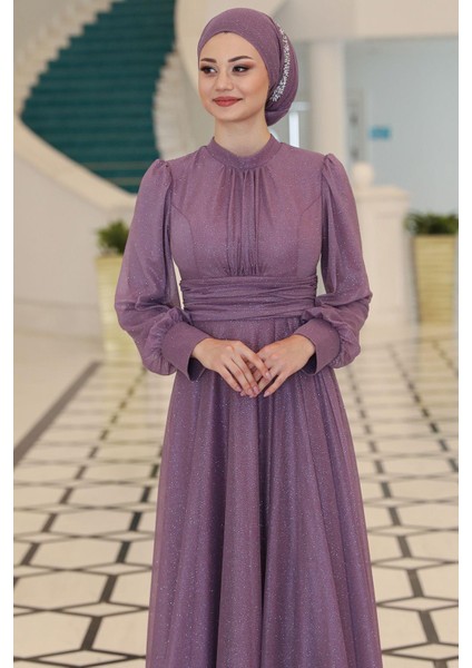 Kübra Tesettür Abiye Lavanta fiyatları