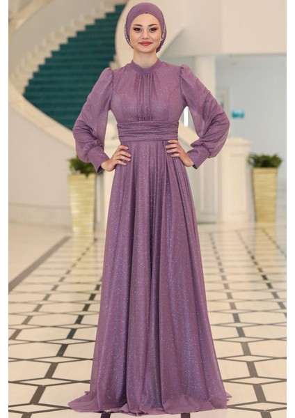 Kübra Tesettür Abiye Lavanta fırsatları