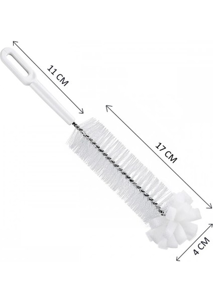Temizleme Fırçası - Şişe Erlen Beher İçin İdeal Temizlik - Naturel Fiber