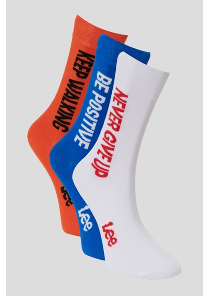 3'lü Crew Cut Yüksek Kesim Çorap Paketi