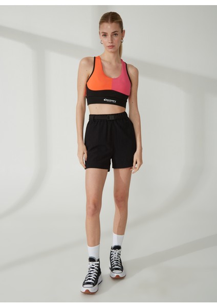 Standart Siyah Kadın Şort W-SERA