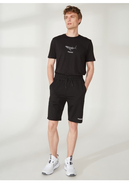 Standart Siyah Erkek Sweat Şort DESTI fiyatları