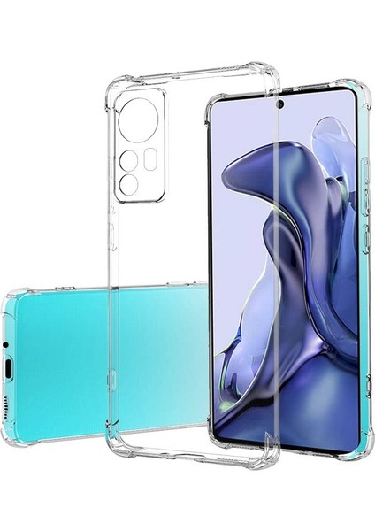 Infinix Note 12 G88 Play Kapak Kamera Korumalı Airbag Antishock Köşe Korumalı Şeffaf Silikon Kılıf