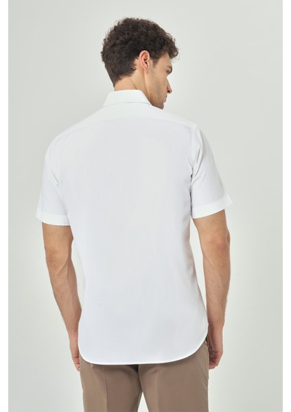 Regular Fit Uzun Kollu Spor Beyaz Erkek Gömlek GM23Y231145_D01 fiyatları