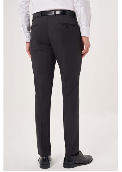 Antrasit Dokuma Klasik Erkek Pantolon PPNK23YNOS001_D58 fiyatları