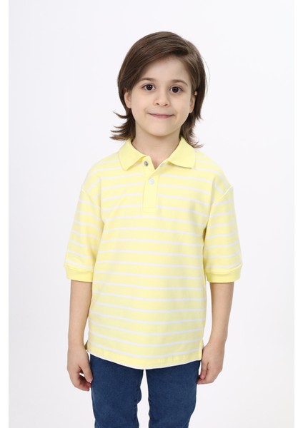 Toontoy Unisex Çocuk Çizgili Tişört fırsatları