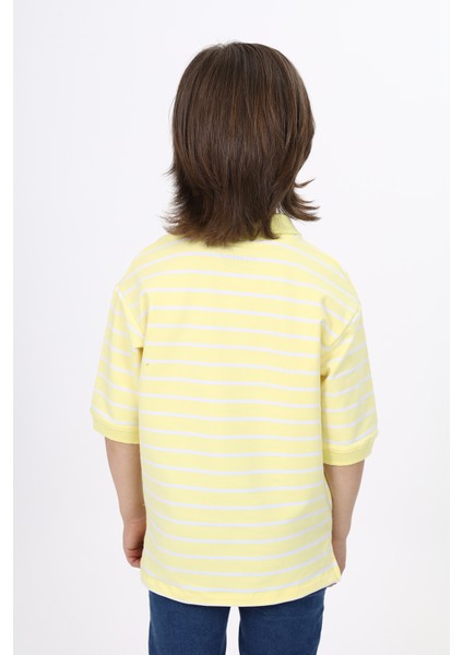 Toontoy Unisex Çocuk Çizgili Tişört indirimleri