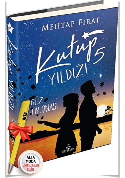 Kutup Yıldızı Serisi 1-2-3-4-5 (Mehtap Fırat) 5 Kitap + Moda Lisanslı Kalem Hediye - Ephesus